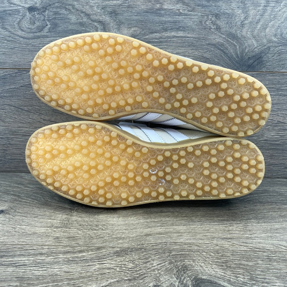 Adidas Gazelle Golf Lux Shoes Mens 7 Womens 8 Off-White Leather Spikeless JI4156 - Picture 5 of 10